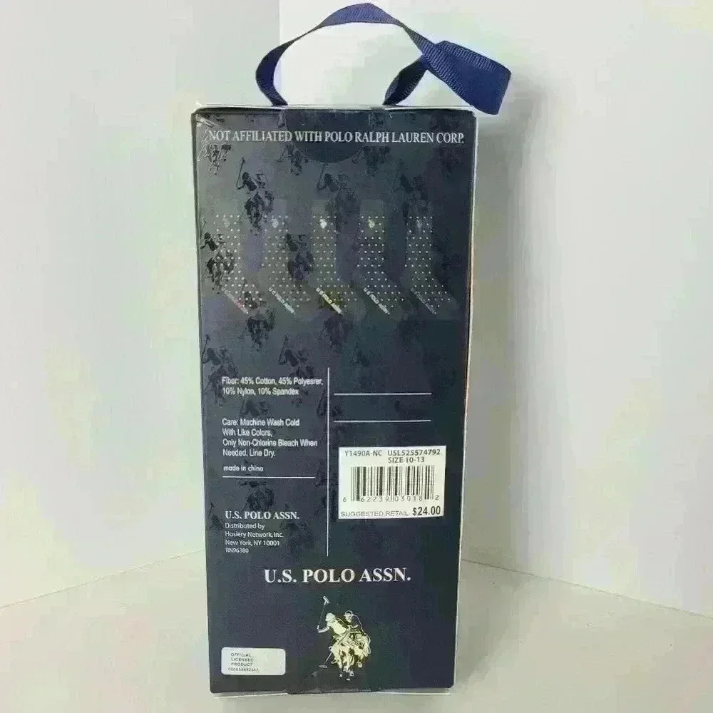 U.S. Polo Assn.Men's 5 Pair Socks